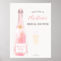 Brunch and Bubbly Champagne Bridal Shower Welcome