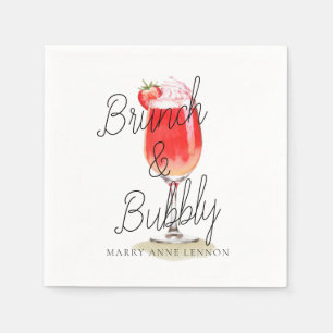 Brunch and Bubbly Cocktail Napkins