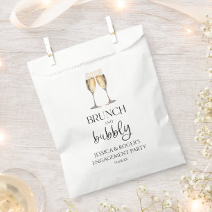 Brunch and Bubbly Engagement Party Brunch Favour Bags
