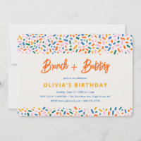 Brunch and Bubbly Festive Fun Birthday Party