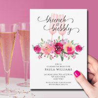 Brunch and Bubbly Floral Bridal Shower