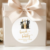 Brunch and Bubbly Gold Champagne Bridal Shower