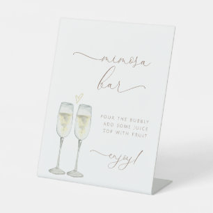 Brunch and Bubbly Mimosa Bar Sign