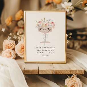 Brunch and Bubbly Mimosa Bar Sign