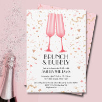 Brunch and Bubbly Pink Bridal Shower