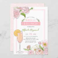 Brunch and Bubbly | Pink Floral Bridal Brunch