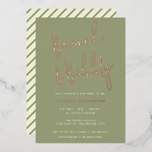 Brunch and Bubbly Sage Green Bridal Shower Gold