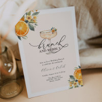 Brunch and Bubbly Wedding Brunch Invitation