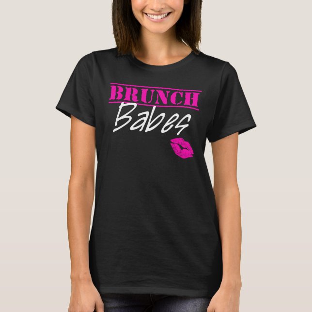 Brunch Babes - Resting Brunch Face T-Shirt (Front)