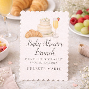 Brunch Baby Shower Invitation