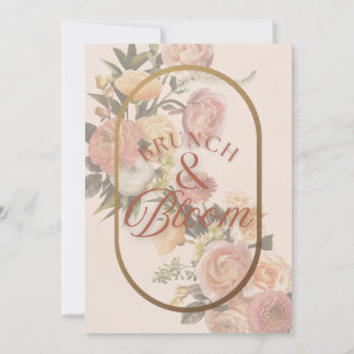 Brunch & Bloom Invitation