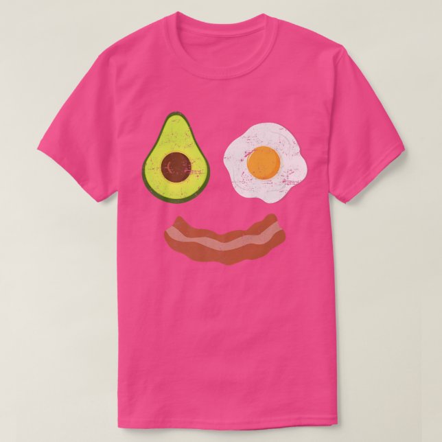 Brunch Breakfast Bacon Egg Avocado Fried egg  T-Shirt (Design Front)