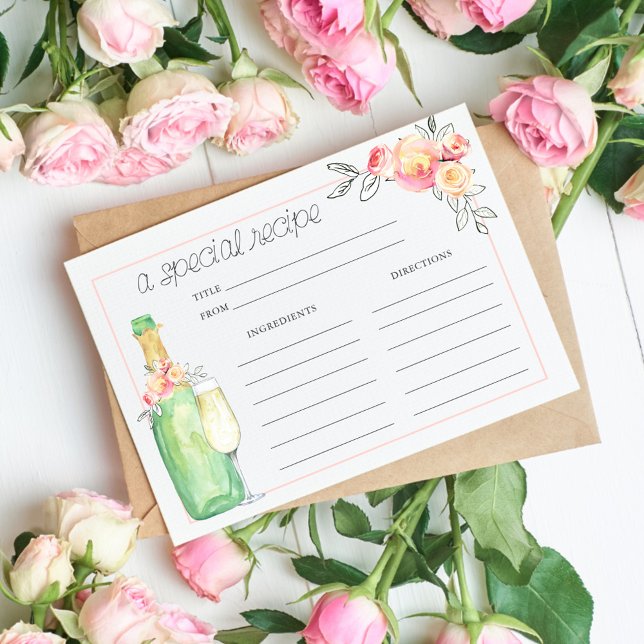 Brunch & Bubbly Bridal Brunch Recipe Card (Creator Uploaded)