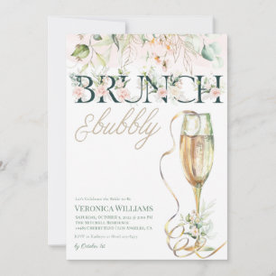 Brunch & Bubbly Bridal Shower Invitation
