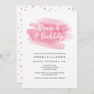 Brunch & Bubbly Bridal Shower Invitation