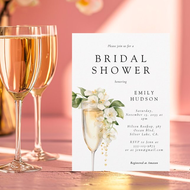Brunch & Bubbly Bridal Shower Invitation (Creator Uploaded)