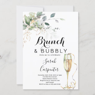 Brunch & Bubbly Bridal Shower invitation