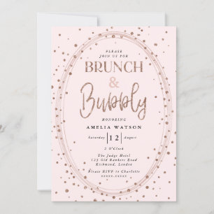 Brunch & Bubbly Bridal Shower Invitation