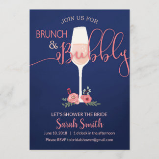 Brunch & Bubbly Bridal Shower Invite