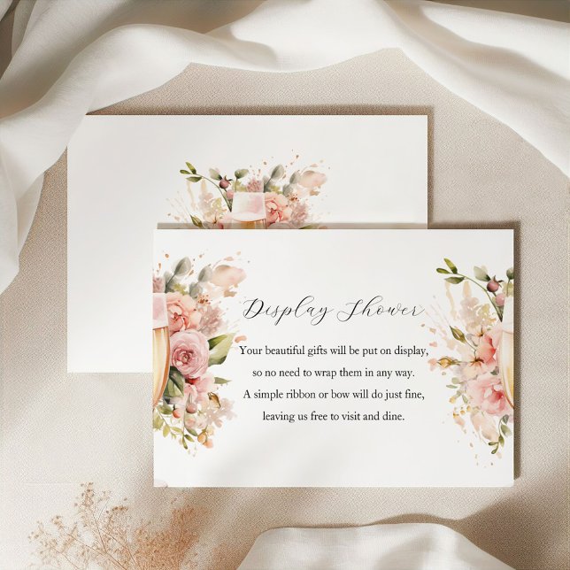 Brunch & Bubbly Display Card | Floral Decor (Creator Uploaded)