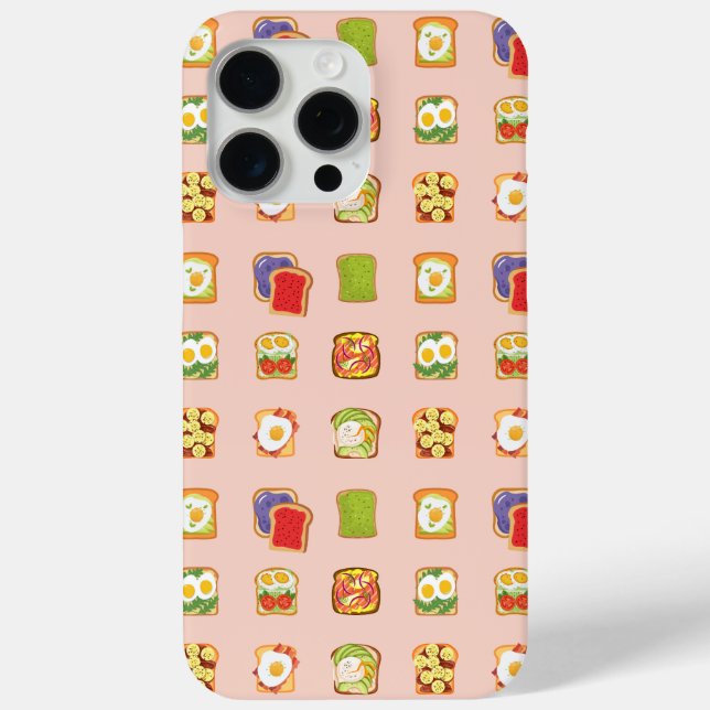 Brunch Toast Case-Mate iPhone Case (Back)