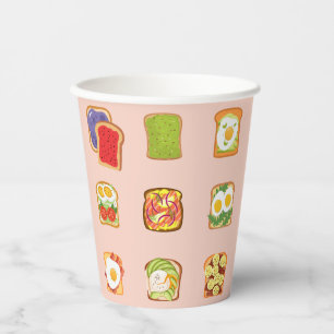Brunch Toast Paper Cups