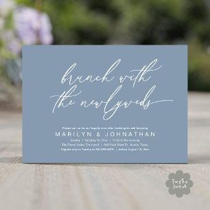 Brunch With The Newlyweds, Post Wedding Celebrate Invitation