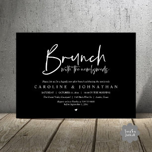 Brunch with the Newlyweds Post Wedding Celebration Invitation