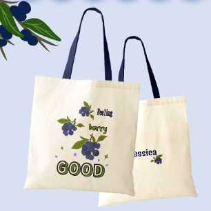 Brunches of blueberries tote bag