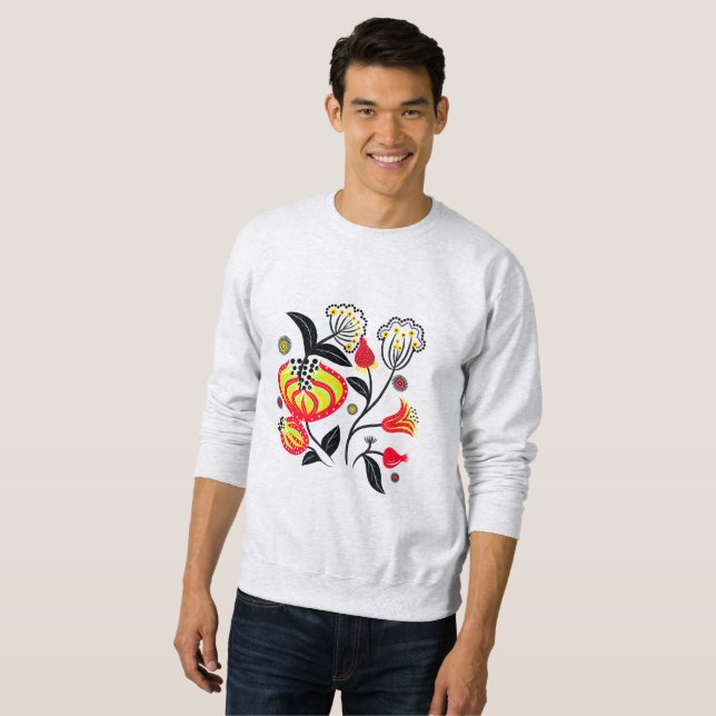 Brunches of flowers sweatshirt (Front Full)