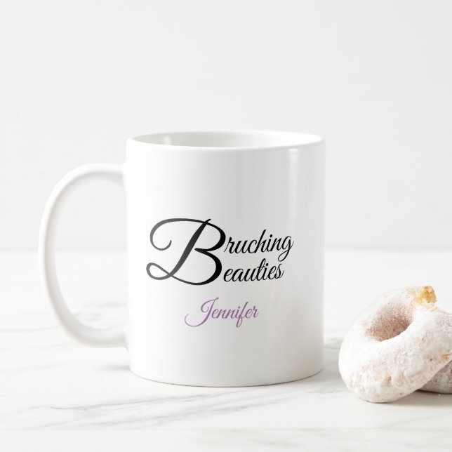 Brunching Beauties Name Coffee Mug (With Donut)