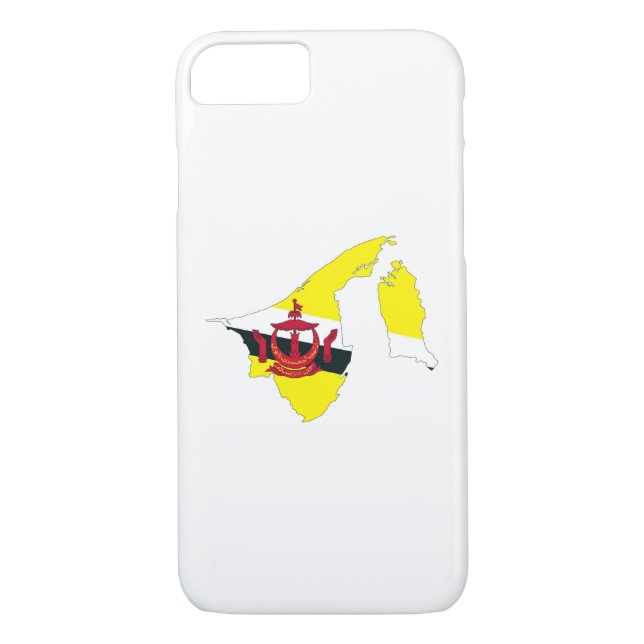 brunei country flag map shape silhouette symbol Case-Mate iPhone case (Back)