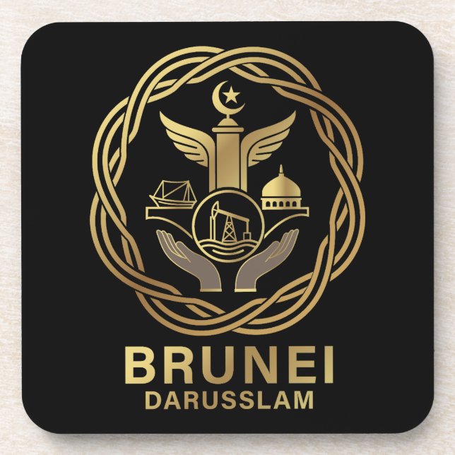Brunei Darusslam Southeast Asia Coaster (Front)