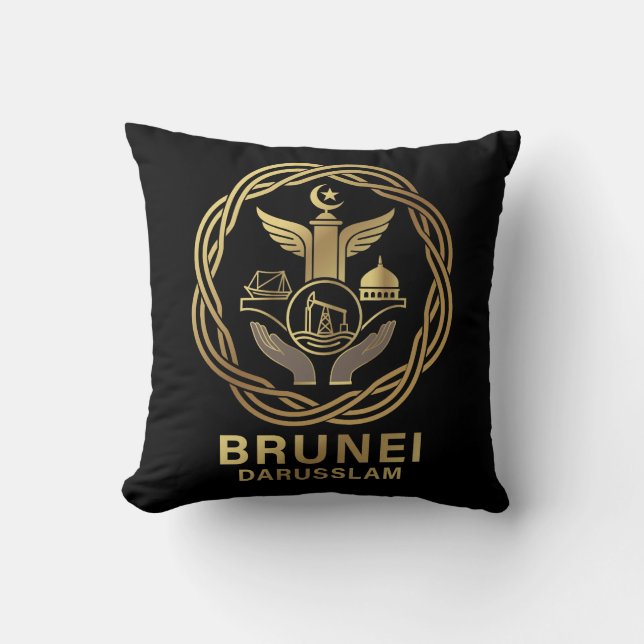 Brunei Darusslam Southeast Asia Cushion (Front)