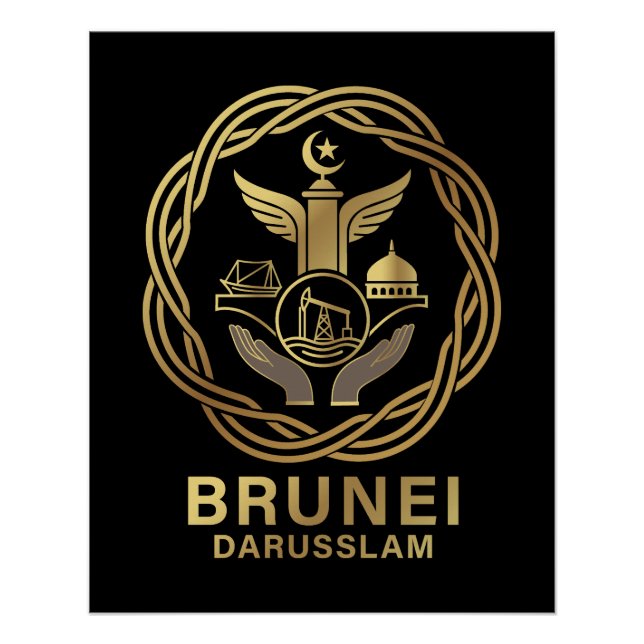 Brunei Darusslam Southeast Asia Poster (Front)