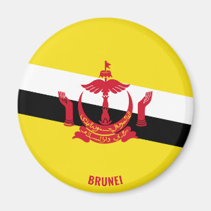Brunei Flag Charming Patriotic Magnet