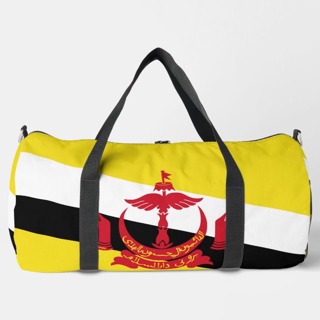 Brunei flag duffle bag (Front)