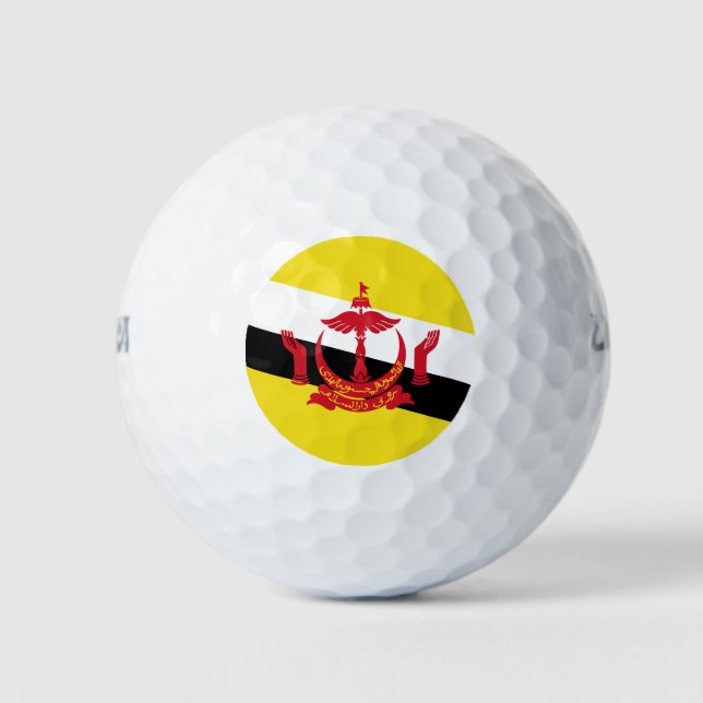 Brunei flag golf balls (Front)