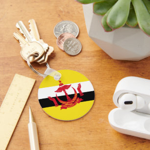 Brunei flag key ring