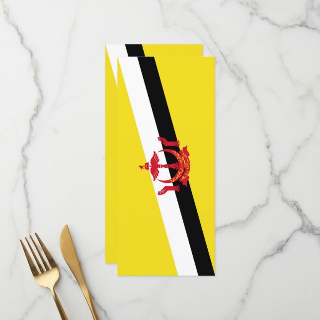Brunei flag menu (Front/Back In Situ)