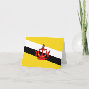 Brunei Flag Notecard