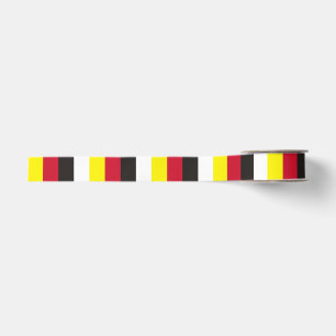 Brunei flag stripes country pattern white black re grosgrain ribbon