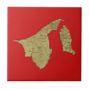Brunei Map Tile