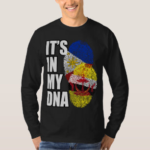 Bruneian And Filipino Mix DNA Flag Heritage T-Shirt