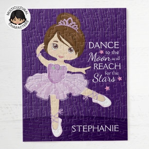 Brunette Ballerina Jigsaw Puzzle