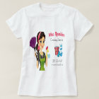 Brunette Cartoon Maid House Cleaning Services