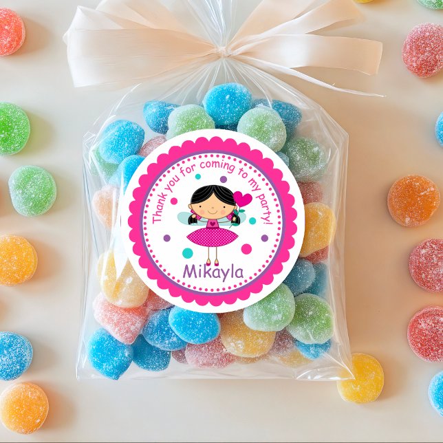 Brunette Fairy Princess Birthday Sticker (Creator Uploaded)