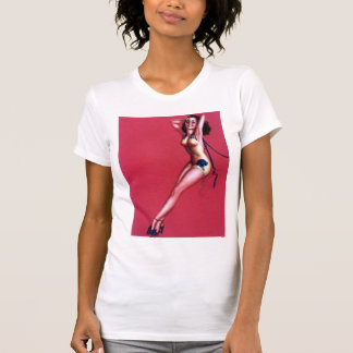 Brunette Pinup T-Shirt