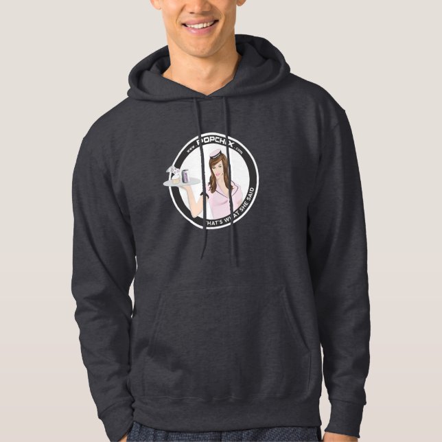 Brunette PopChiX Girl Hoody (Front)
