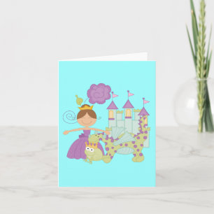 Brunette Princess Card